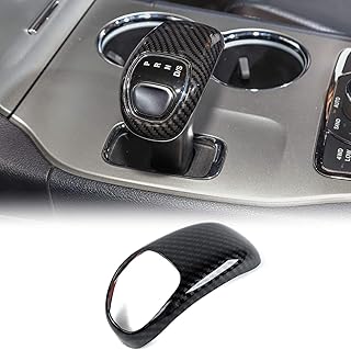 Shiro speed lever pommel cover for Jeep Grand Cherokee 2014-2015, Chrysler 300c 2012-2014, Interior accessories (Granulated carbon fiber).. Shop with confidence at DIAYTAR NIGERIA, offering extensive product variety with nationwide delivery.