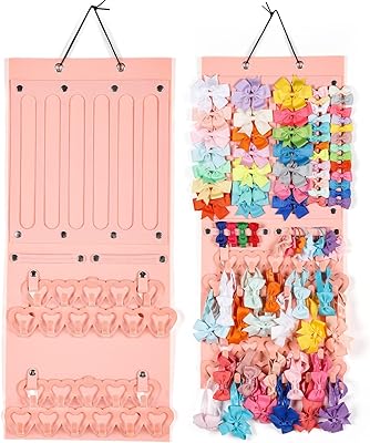 Organizer of hair elastics for little girls, headband storage organizer, hair clips and hanging knots, accessories for baby girl bedroom decoration.. Experience the convenience of one-stop shopping with DIAYTAR NIGERIA's diverse and affordable marketplace.