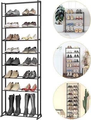 10 -level shoe shelf, stackable shoe cabinet, self -supporting shoe shelf, shoe organizer, multifunctional shoe shelf, shoe storage shelf, shoe storage shelf, modern home furniture support.. Nigeria's favorite online shopping platform, DIAYTAR offers unbeatable prices and delivery within a week.