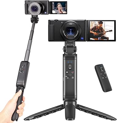 MT-40 Handle of remote shooting Extensible Tripod Recording Handle Handle Selfie Video Registration Accessories for Sony ZV-1, A7C, A7R IV, RX100 VII, RX100m7, A7 III, A7R III, A7R III, A7R III, A7R IV, A9.. Transform your online shopping experience with DIAYTAR NIGERIA's affordable and diverse marketplace.
