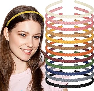 12 pieces of fine braided plastic strips, matched fine strips, colored strips for girls, solid bands with teeth for women (trendy style, 14 cm x 13 cm x 0.6 cm).. Experience shopping without limits at DIAYTAR NIGERIA, where affordability meets convenience in just days.
