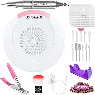 Nail Girls Nail Dust collector 2 in 1 with nail drill, nail dust suction machine 35,000 rpm, powerful electric dust suction machine for acrylic gel varnish with reusable filter.. Find everything you need at prices you'll love with DIAYTAR NIGERIA's comprehensive e-commerce platform.