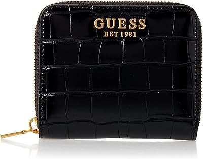 Small guess leather wallet for women with zipper over the whole periphery.. Experience shopping freedom with DIAYTAR NIGERIA's comprehensive platform and reliable shipping service.
