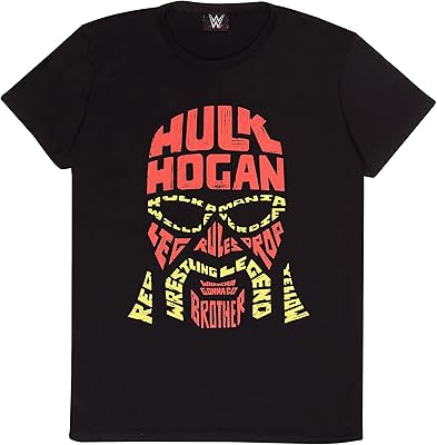 Pop Gear WWE Hulk Hogan Text Face For Men Black (Lot of 1).. DIAYTAR Nigeria combines variety, affordability, and speed — making your online shopping experience not only enjoyable but also cost-effective.