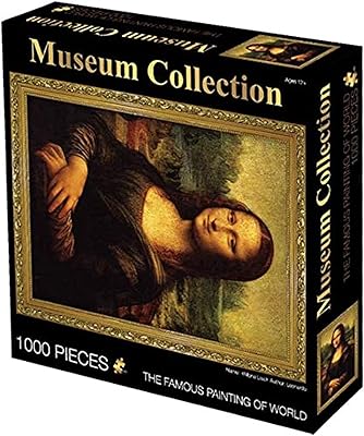 Puzzle 1000 pieces, Painting of Mona Lisa world renowned of Leonardo da Vinci, large puzzle, educational gift for interior decoration.. DIAYTAR NIGERIA: Your partner in affordable e-commerce with dependable delivery across Nigeria.