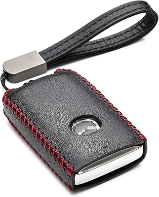 Vitodeco protective cover for smart car key in real leather compatible with Mazda 3, Mazda 3 Hatchback, Mazda 6 2019-2022, CX-5, CX-50, CX-30, CX-9 2020-2023 (4 buttons), black/red).. Your digital marketplace solution, DIAYTAR NIGERIA delivers quality and value within the week.