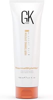 Global Keratin thermal styling cream - 100 ml/3.4 Oz Thermal protection, anti -frytis, flat iron for men and women.. DIAYTAR NIGERIA combines affordability with convenience, delivering your purchases within 5-8 days.
