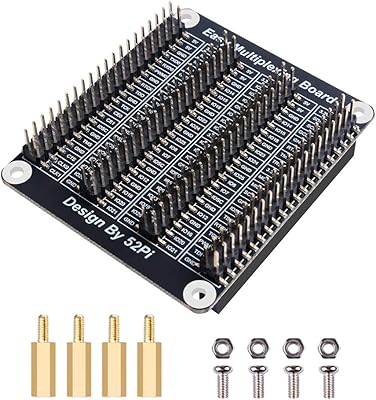 Geekpi extension card Raspberry Pi Gpio, Raspberry Pi 4 GPIO 1 with 4 extension card for Raspberry PI 4B / 3B+ / 3B with screws.. DIAYTAR NIGERIA: Where shopping meets satisfaction with affordable prices and prompt delivery services.