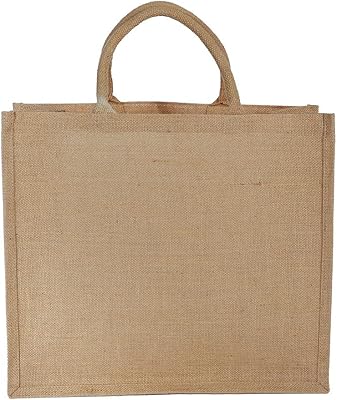 Tiffin reusable ecological jute bag for races and versatile grocery store, beige.. DIAYTAR NIGERIA: Your one-stop e-commerce destination with affordable prices and nationwide delivery in 5-8 days.