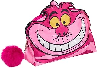 Cheshire cat makeup kit for women, Disney striped makeup bag, pink, makeup bag.. DIAYTAR NIGERIA: Putting quality products within reach of every Nigerian through our affordable marketplace.