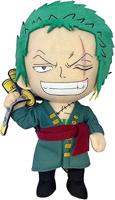Roronoa zoroa ge-52803 one piece plush doll from Great Eastern Animation 9 ", 8".. DIAYTAR NIGERIA delivers happiness in 5-8 days with our affordable and diverse product range.