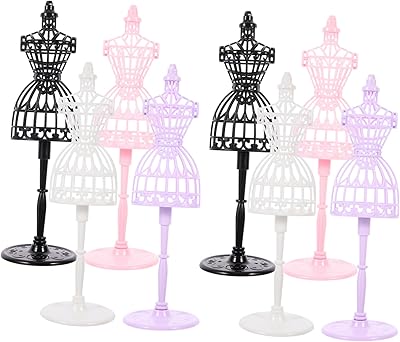 Toyvian 8 pieces mini plastic doll clothing displays plastic toy accessories Mannequin doll dress doll... DIAYTAR NIGERIA: Where every search leads to affordable products delivered promptly across Nigeria.