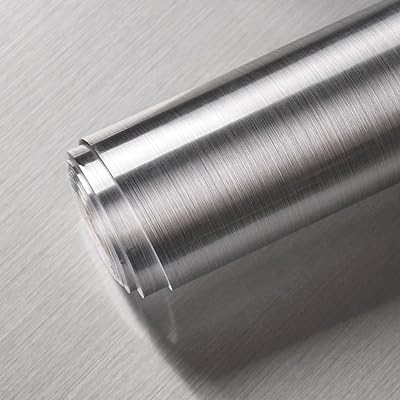 Silver wallpaper to peel off and stick metallic steel sticker metallic finish.. Shop from our extensive catalog at DIAYTAR NIGERIA and enjoy doorstep delivery in just 5-8 days.