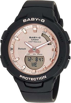 Casio woman watch, quartz movement, analog-numeric display and resin bracelet, BSA-B100MF-1ADR, Multi.. Experience the DIAYTAR difference with our vast product selection and delivery within 5-8 days.