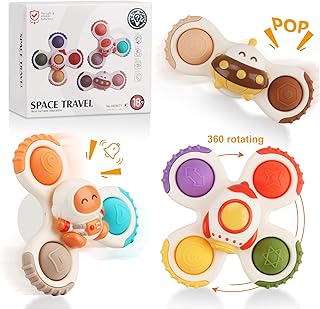 Rotating toys with joyfia suction cup, sensory toys for toddlers from 1 to 3 years old, rotating bath toys for babies from 12 to 18 months old, dining room chairs for early education, car travel toys, birthday gifts for infants boys girls.. DIAYTAR NIGERIA connects desire with fulfillment through our affordable e-commerce platform.