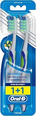 Set of 2 oral -B pro -expert cross -action, medium - multicolored toothbrushes.. Make every purchase count with DIAYTAR Nigeria — shop smart, shop fast.