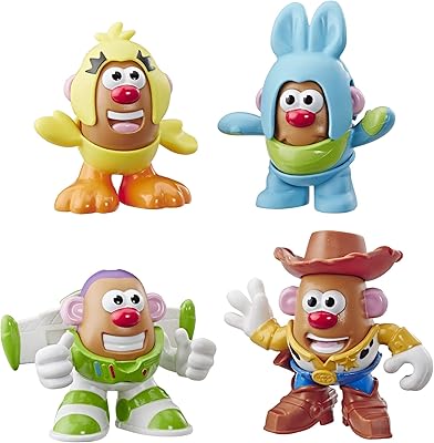 Mini figurines Mister Potato Head Toy Story, 4 -piece, Buzz, Woody, Ducky and Lapin for children from 2 years old.. Discover endless possibilities with DIAYTAR NIGERIA's comprehensive catalog and budget-friendly delivery.