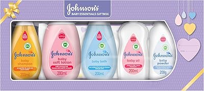 Johnson's Baby Estais Baby Gift Box, Shampoo, Sweet Lotion, Bath Gel, Oil, Powder, Wipes.. Experience the convenience of online shopping with DIAYTAR NIGERIA's reliable 5-8 day delivery service.