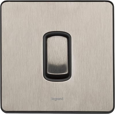 Legrand Synergy 832001 Unipolar switch with an elegant design, 1 GAG 2 -way, 10 AX, 250 ACA, Polished stainless steel.. Discover a new way to shop with DIAYTAR NIGERIA's comprehensive marketplace and quick delivery options.