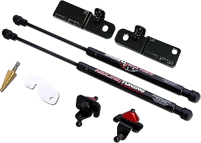 Redline Tuning 21-11035-02 Mounting system for fast lifting hood and adjustment for Ford Mustang 2015-2021 (all black components).. Shop for less and receive more with DIAYTAR NIGERIA's expansive e-commerce platform and nationwide delivery.