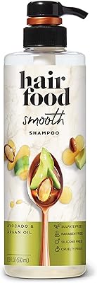 Hair Food sulphate without sulfate shampoo, smoothing treatment without coloring, argan oil and avocado, 17.9 fl oz (the packaging can vary).. Your daily needs delivered to your door — DIAYTAR Nigeria style.