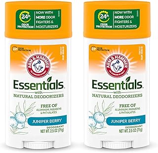 Essential deodorant Arm & Hammer - Deodorant with clean juniper berries - Made with natural deodorants - without aluminum, parabena and phthalate, 75 ml (pack of 2).. Your trusted shopping companion, DIAYTAR NIGERIA delivers affordable solutions in just 5-8 days.