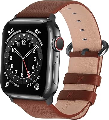 Fullmosa Leather Bracelet Compatible with Apple Watch 45 mm 44 mm 42 mm Women Men Bracelet For Iwatch SE2/SE/Ultra 49 mm/8/7/6/5/4/3/2/1.. DIAYTAR NIGERIA: Your trusted marketplace that combines variety, affordability and reliable shipping.