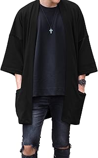 Cardigan Kimono long oversized man, Japanese Nuragi jacket, Yukata for men's coat.. DIAYTAR NIGERIA: Where shopping meets satisfaction with affordable prices and delivery within 8 days.
