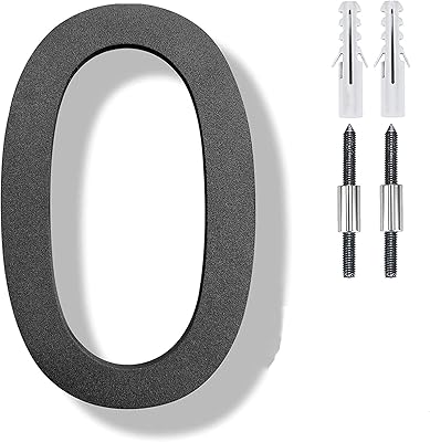 Modern house easy to install, large acrylic number with nail kit (black) - 5 inch.. Experience DIAYTAR NIGERIA, where extensive product variety meets pocket-friendly prices and reliable delivery.