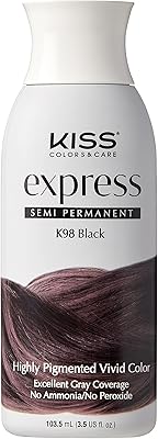 Kiss Express Color Black Semi-Permanent K98 103 ml.. DIAYTAR NIGERIA: Where every Nigerian finds what they need at prices they can afford, delivered promptly.