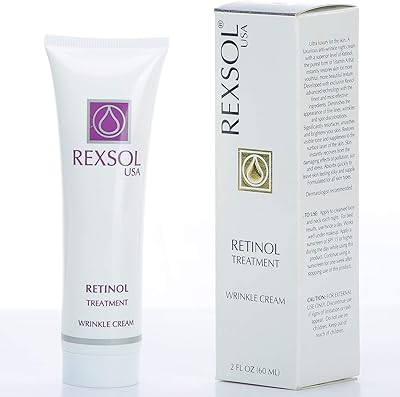 Rexsol retinol cream for wrinkles | contains 1 % retinol. (60 ml / 2 fl oz).. Skip the lines and shop online — DIAYTAR Nigeria delivers to your door in days.