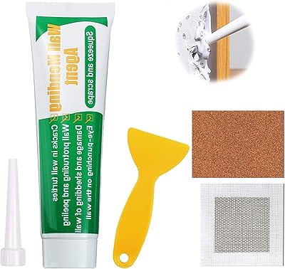 Kit of dry partition repair tools, wall repair kit with scraper, SAFEMund wall repair agent, dry cloison with large holes, easy to fill the holes in the house wall and to quickly repair the cracks (1 game).. DIAYTAR NIGERIA transforms online retail with unbeatable prices and consistent delivery timeframes.