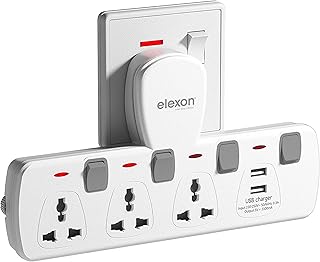 Alexon El 7304U Universal sector adapter with 2 USB wall grips.. Your trusted marketplace, DIAYTAR NIGERIA offers extensive variety with delivery within 8 days.
