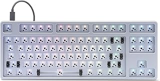 High quality mechanical keyboard DROP CTRL - TKL game keyboard (87 keys), rocking keys, programmable, RVB LED backlight, USB C, PBT Double injection, aluminum (gray), Burbons).. Experience shopping freedom with DIAYTAR NIGERIA's vast selection and dependable nationwide shipping.