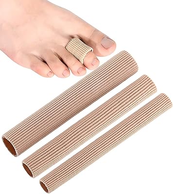 Womdi detachable toe tube sleeves, in elastic fabric lined with silicone gel - toe protectors to relieve pressure pain in the toes and eliminate calluses.. DIAYTAR NIGERIA brings affordable shopping to every Nigerian home with delivery in just 5-8 days.