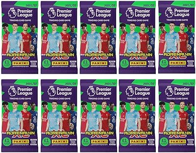 Panini Adrenaline Panini Adrenaline Premier League 2021-22 - Lot of 10 (6 pack cards) (60 cards in total).. Enjoy effortless shopping and speedy delivery with DIAYTAR Nigeria.