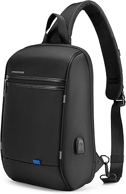 Kingsons shoulder bag for men and women, small relaxed shoulder bag for travel, small sport, hiking, cycling, day bag (light blue) ..... Your shopping aspirations fulfilled at DIAYTAR NIGERIA with competitive prices and reliable delivery.