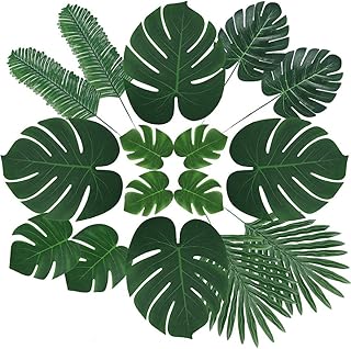 Artificial decor Artificial palm leaves Monstera Plants Fête Decor Palm Leaves Artificial Foliage 6 types 60pcs.. Your complete e-commerce solution, DIAYTAR NIGERIA offers variety and value with nationwide shipping.