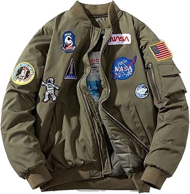 Men's relaxed jackets, motorcycle aviator jacket, NASA MA-1 light military flight jacket.. Your budget-friendly online marketplace, DIAYTAR NIGERIA delivers a world of products in just 5-8 days.