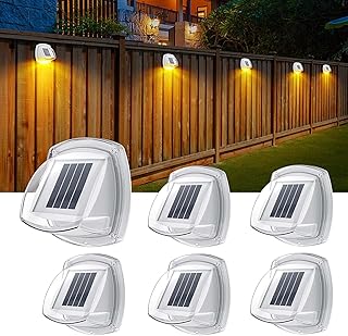 Waterproof outdoor solar lamps for closing package of 6 wall lights.. DIAYTAR NIGERIA: Connecting Nigerians with their needs through affordable prices and 5-8 day shipping.