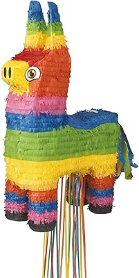 Unique multicolored donkey piñata.. DIAYTAR NIGERIA combines affordability with convenience, delivering your purchases within 5-8 days.