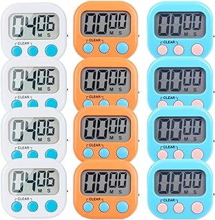 Package of 12 mini ministry of digital kitchen, magnetic step/stop, 2 -minute countdown, blue, orange.. Shop without limits at DIAYTAR NIGERIA and receive your purchases at budget prices within the week.