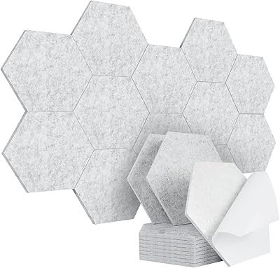 12 self-adhesive acoustic panels hexagonal soundproofing soundings for walls x 10.. Discover the perfect balance of price and convenience with DIAYTAR NIGERIA's nationwide e-commerce platform.