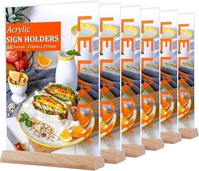 ACRYLIC ACRYLIC TOTIONS A4 LADY (6) Double-sided plastic... Explore the biggest product variety online — only at DIAYTAR Nigeria.