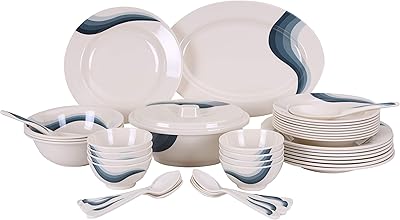 Royalford table service 40 pieces, white, H 27.4 x W 48.8 x D 7.8 cm.. DIAYTAR NIGERIA transforms online retail with unbeatable prices and consistent delivery timeframes.