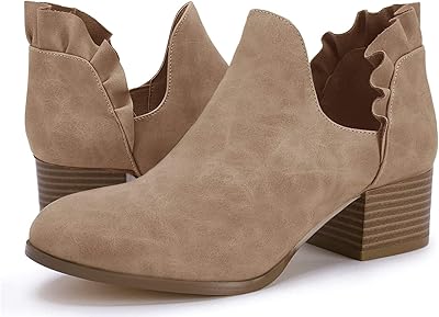 Fashare Fall Boots for Women, Ankle Heels, Stacked Bas, Rights, Dress to put on, Short Boots, Shoes.. Home to endless choices and pocket-friendly prices — DIAYTAR Nigeria.