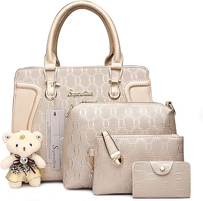 Trendy handbags for women, shoulder bags, upper handle bag, set of 4 pieces.. Shop across categories with ease at DIAYTAR NIGERIA, delivering affordability within the week.