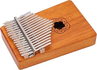 Inch piano, portable kalimba instrument in mahogany wood, 17 keys, easy to play, ideal gift with strike bar for the interior.. DIAYTAR NIGERIA revolutionizes online shopping with competitive prices and reliable 5-8 day delivery.