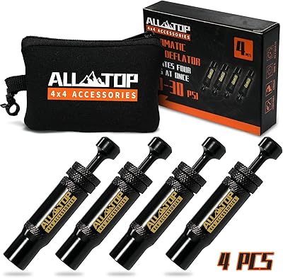 All-TOP adjustable automatic shutdown tire kit (10-30 psi) 4 Tout-terrain tire deflation tools for 4 × 4.. DIAYTAR NIGERIA: Where shopping dreams come true with budget-friendly prices and nationwide shipping.