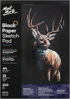 Black drawing table A4 140 g/m2, 25 sheets.. Enjoy low prices, wide selections, and reliable delivery with DIAYTAR Nigeria.